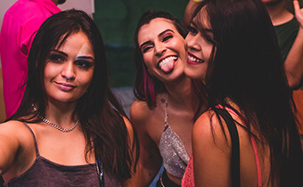 girls having fun
