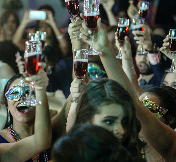 people in a prom dance