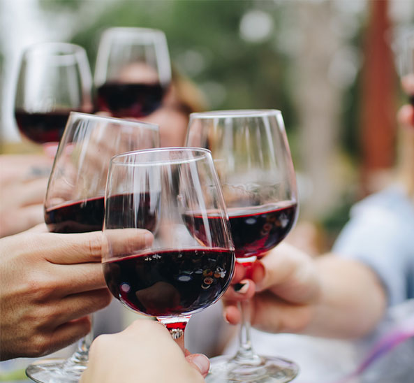 wine glasses