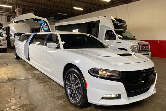 stretch limousine exterior