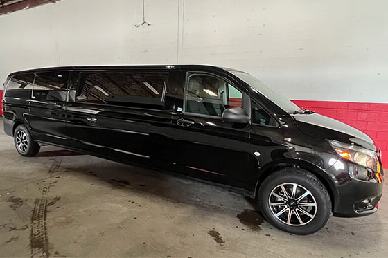 black limousine exterior
