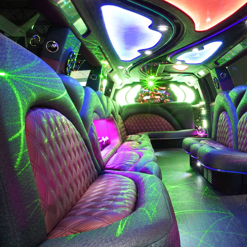 cadillac limo interior