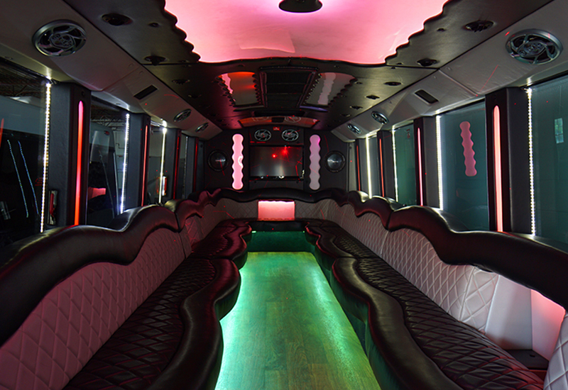35 passenger limo bus seats