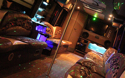 Larger Groups Want Our 40 Passenger Party Bus, The Largest Of Kalamazoo Party Buses For Group Transportation